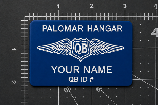 Palomar Hangar Member Name Tag