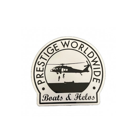 Prestige Worldwide: Boats & Helos Sticker