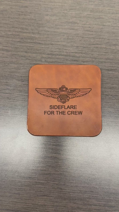 Flightline Leather Coaster